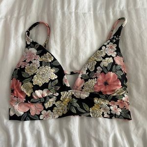 Billabong Floral Bikini Top